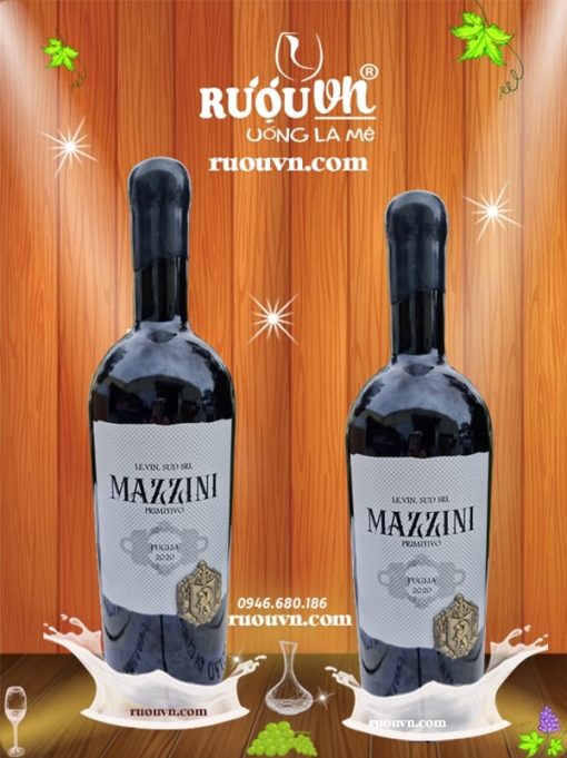rượu vang mazzini primitivo